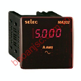 Đồng hồ ampe hiển thị số Selec dòng MA202